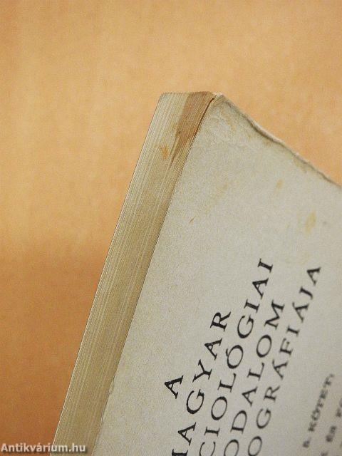 A magyar szociológiai irodalom bibliográfiája 5.