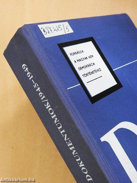 Dokumentumok a magyar közlekedés történetéből (1945-1949)