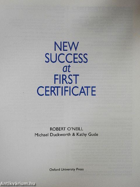 New Success at First Certificate