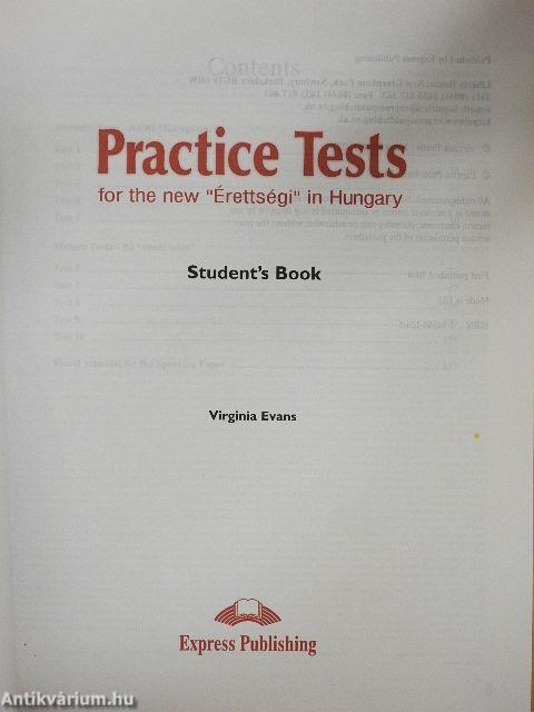 Practice Tests for the new "Érettségi" in Hungary - Student's Book