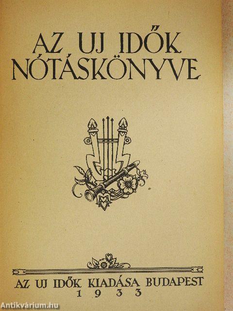 Az Uj Idők Nótáskönyve