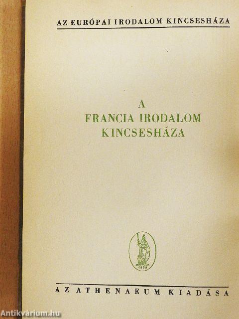 A francia irodalom kincsesháza