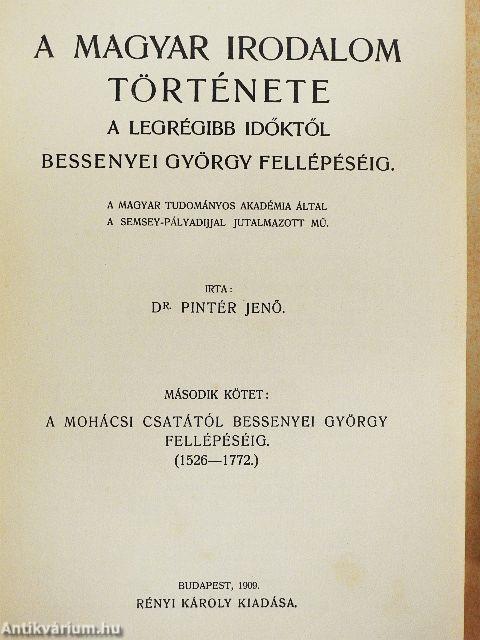 A magyar irodalom története I-II.