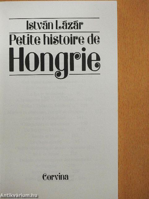 Petite histoire de Hongrie