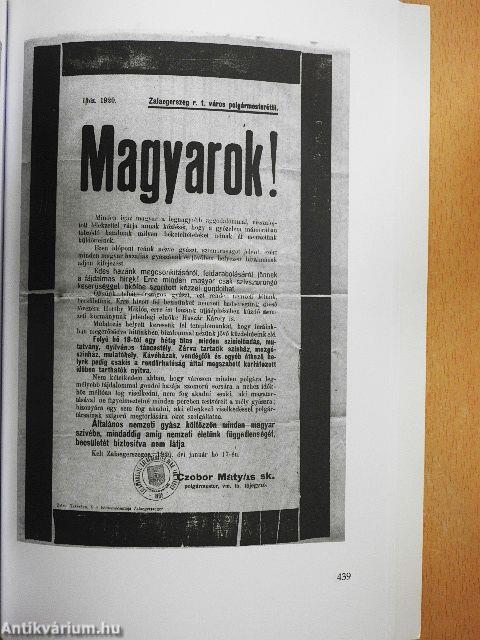 Politikai küzdelmek Zala megyében a két világháború között I.