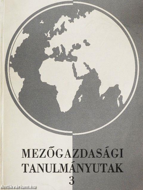 Tanulmányutak a mezőgazdasági tudományok területén