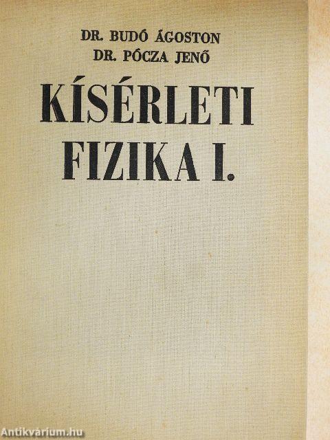Kísérleti fizika I.