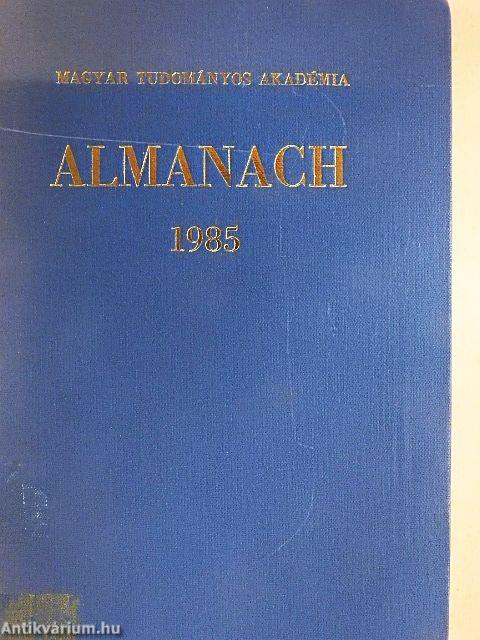A Magyar Tudományos Akadémia Almanachja 1985