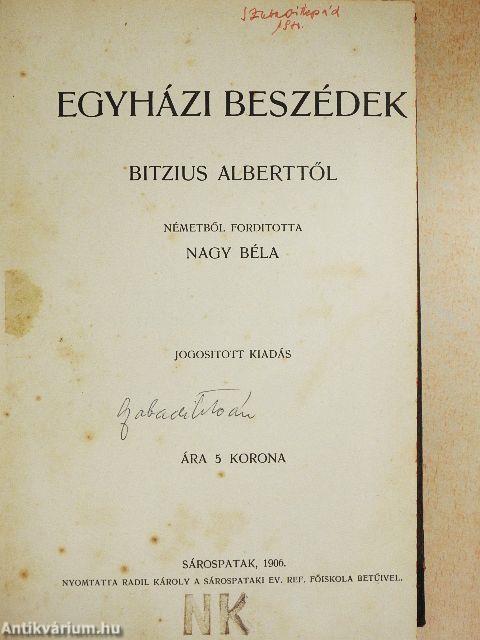 Egyházi beszédek/Evangéliumi beszédek