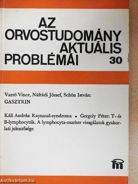 Az orvostudomány aktuális problémái 30.