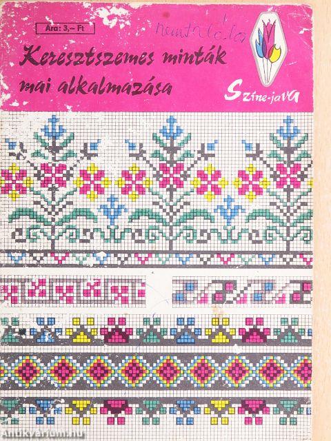 Keresztszemes minták mai alkalmazása