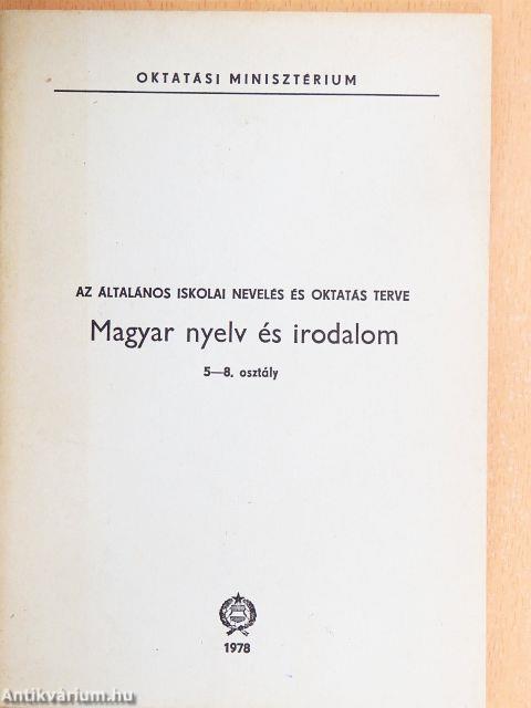 Magyar nyelv és irodalom