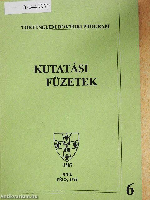 Kutatási füzetek 6.