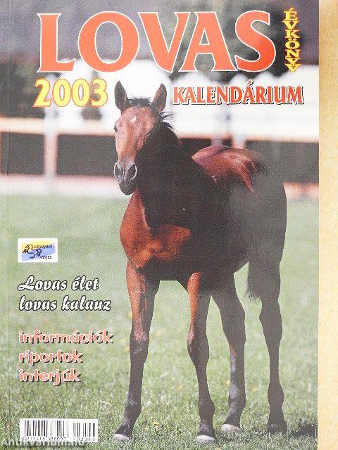Lovas kalendárium 2003