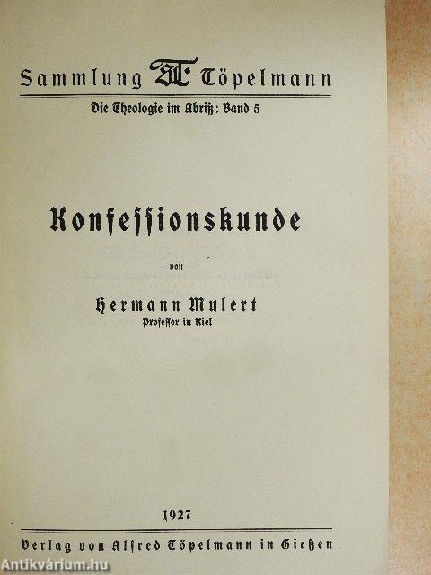 Konfessionskunde (gótbetűs)