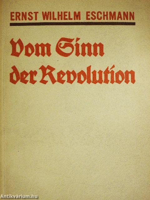 Vom Sinn der Revolution (gótbetűs)