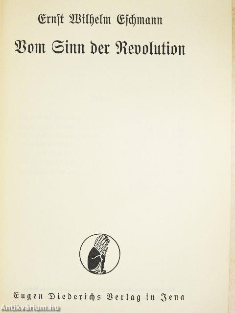 Vom Sinn der Revolution (gótbetűs)