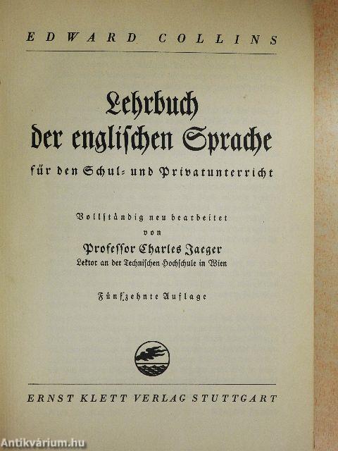 Lehrbuch der englischen Sprache (gótbetűs)