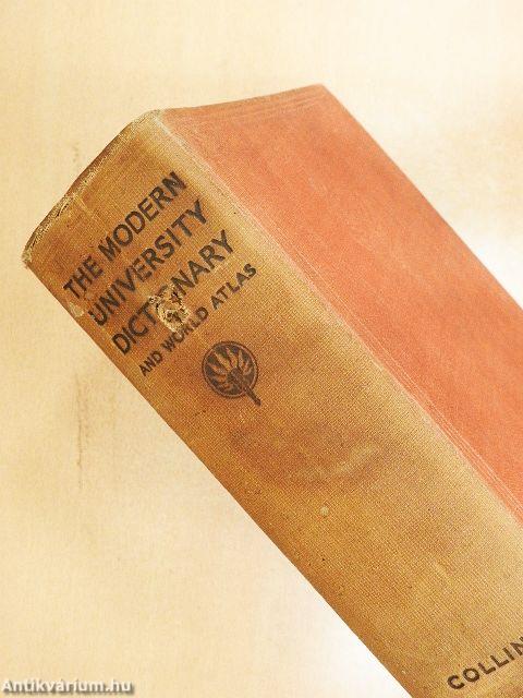 The modern university dictionary and world atlas