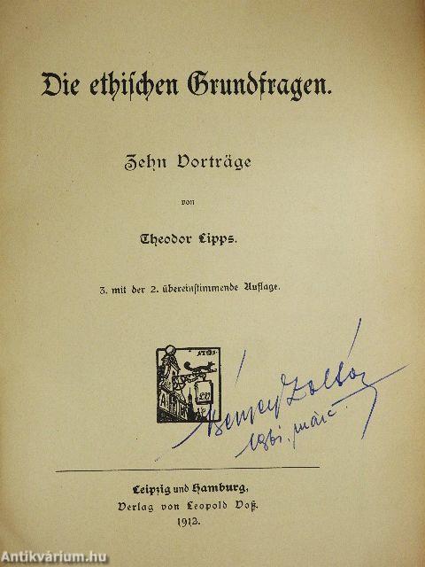 Die ethischen Grundfragen (gótbetűs)