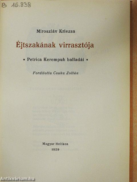 Éjtszakának virrasztója