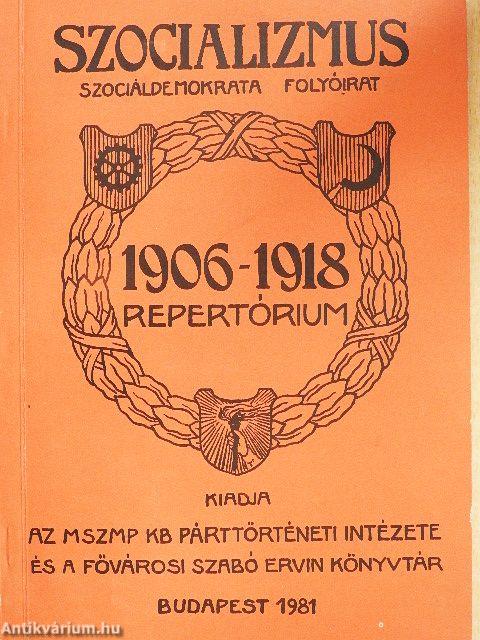 Szocializmus 1906-1918.
