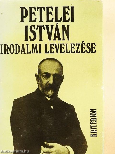 Petelei István irodalmi levelezése