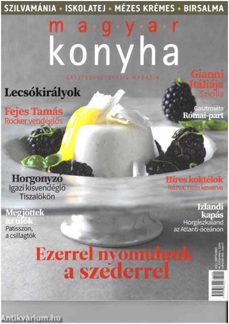 MAGYAR KONYHA - 2025. SZEPTEMBER - EZERREL NYOMOLUNK A SZEDERREL (49. ÉVF. 9. SZÁM)