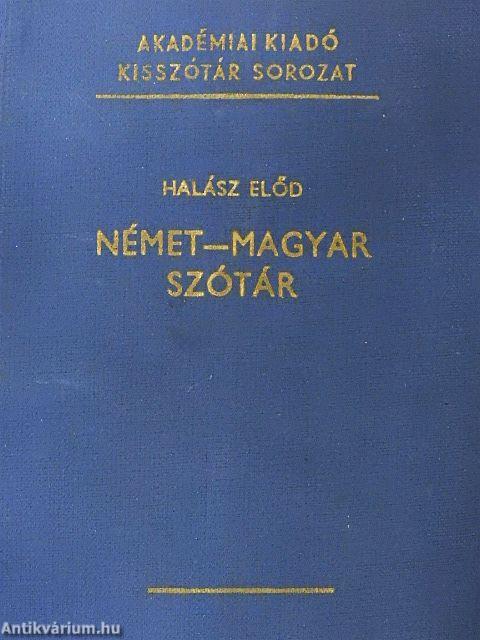 Német-magyar szótár