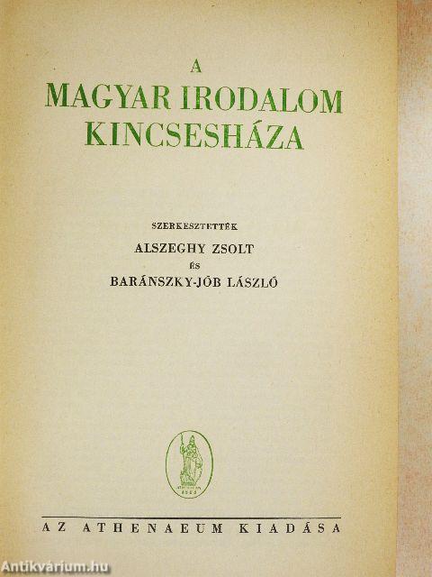 A magyar irodalom kincsesháza