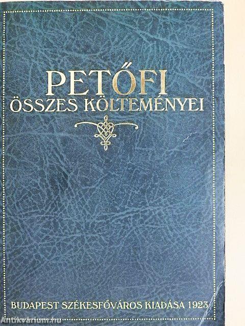 Petőfi összes költeményei