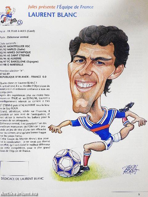 Jules présente l'équipe de France de football