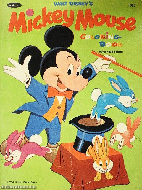 Walt Disney's Mickey Mouse Coloring Book