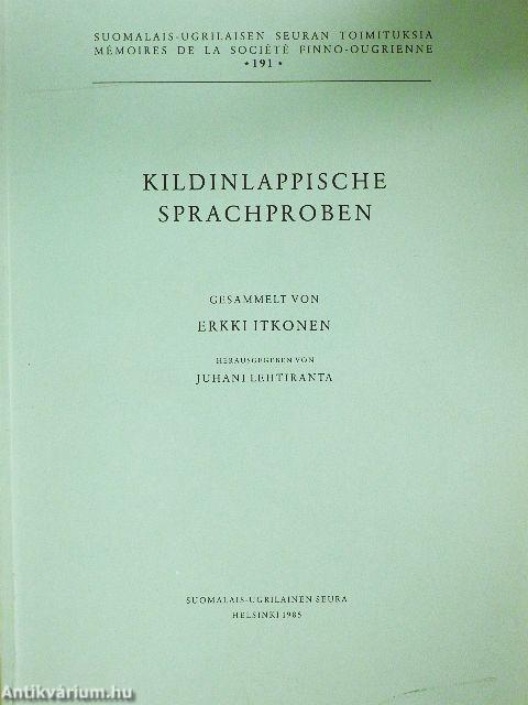 Kildinlappische Sprachproben