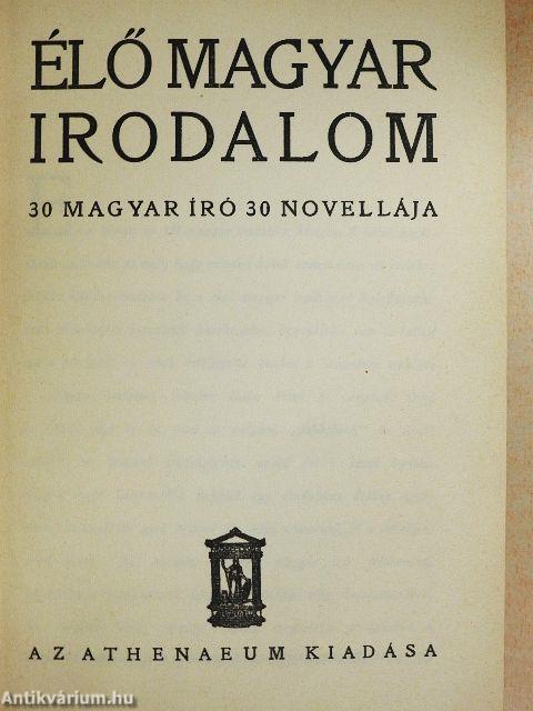 Élő magyar irodalom