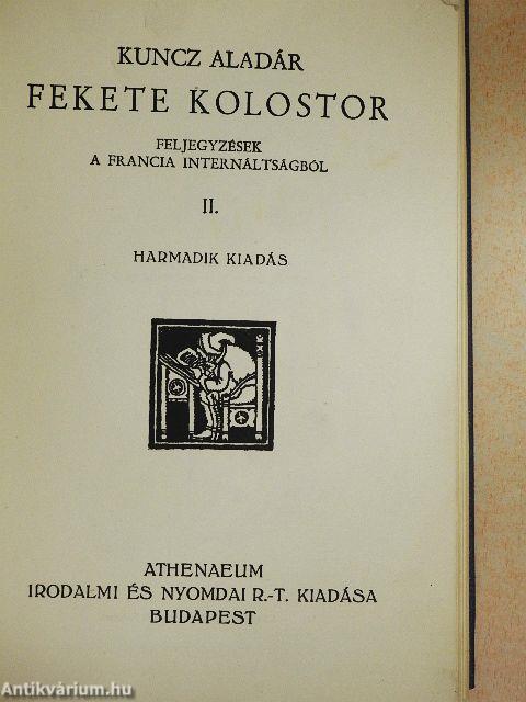 Fekete kolostor I-II.