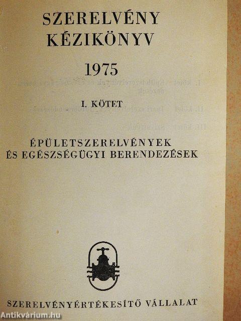 Szerelvény kézikönyv I.