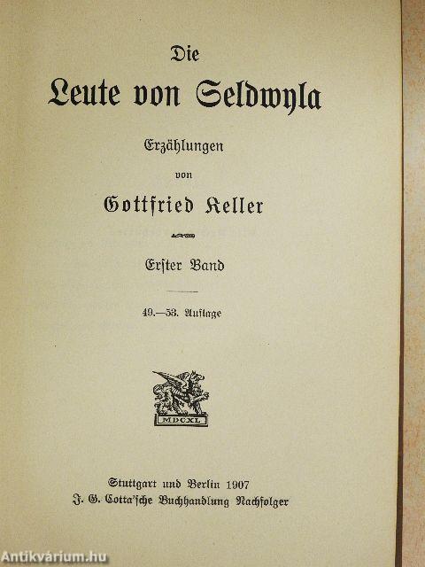 Die Leute von Seldwyla I-II. (gótbetűs)