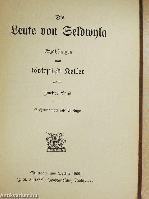 Die Leute von Seldwyla I-II. (gótbetűs)