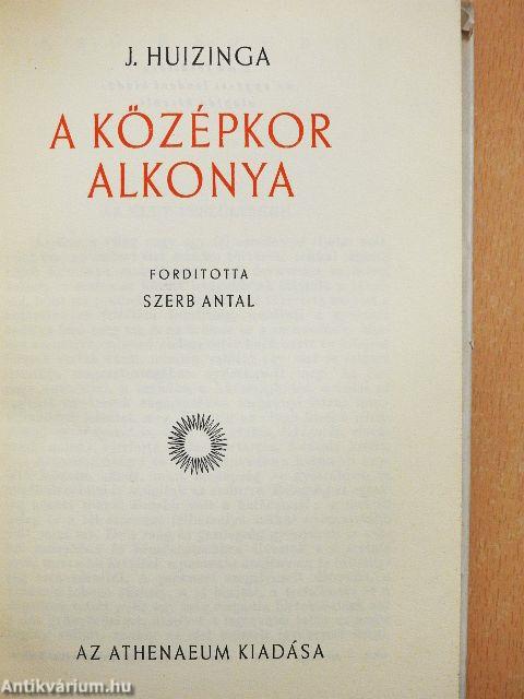 A középkor alkonya