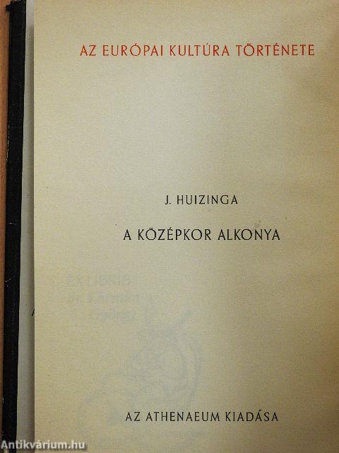 A középkor alkonya