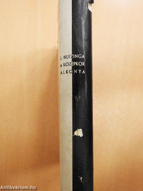 A középkor alkonya