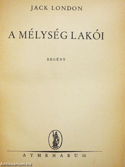 A mélység lakói