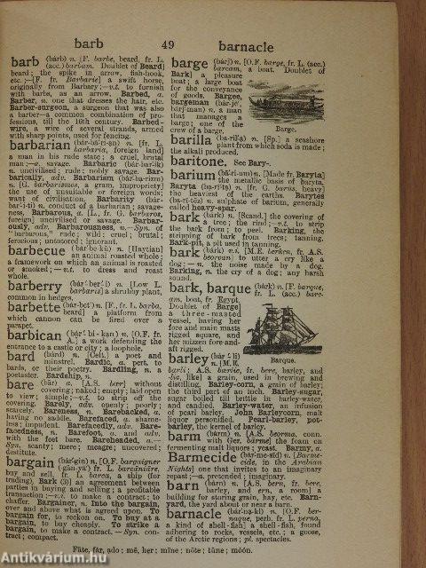 The modern university dictionary and world atlas