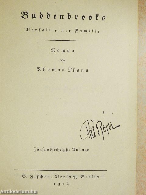 Buddenbrooks I-II. (gótbetűs)
