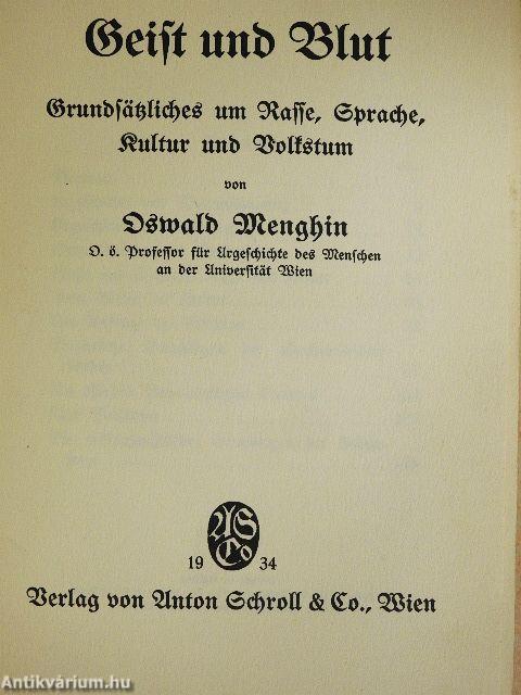 Geist und Blut (gótbetűs)