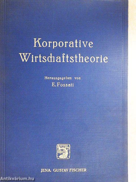 Korporative Wirtschaftstheorie