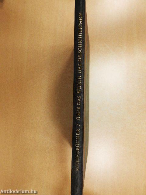 Über das Wesen des Geschichtlichen und die Gesellschaftlichen Gebilde