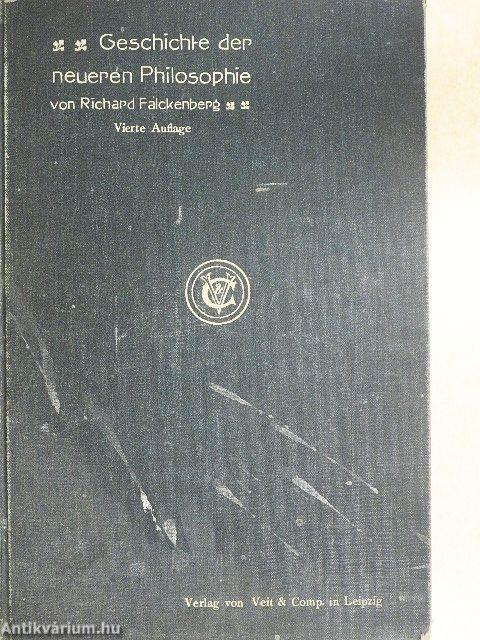 Geschichte der neueren Philosophie von Nikolaus von Kues bis zur Gegenwart