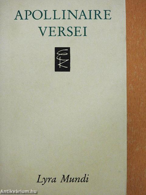 Guillaume Apollinaire versei